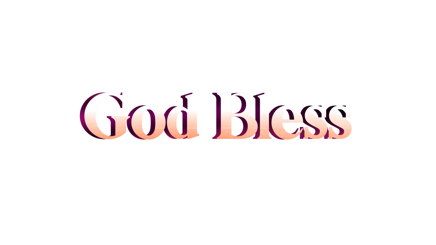 Wooden Gradients God Bless