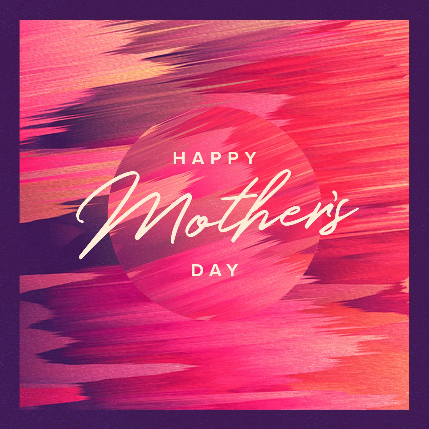 Happy Mothers Day Painted