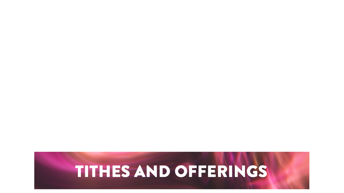 Flux Lower Third Tithes and Offerings Transparency