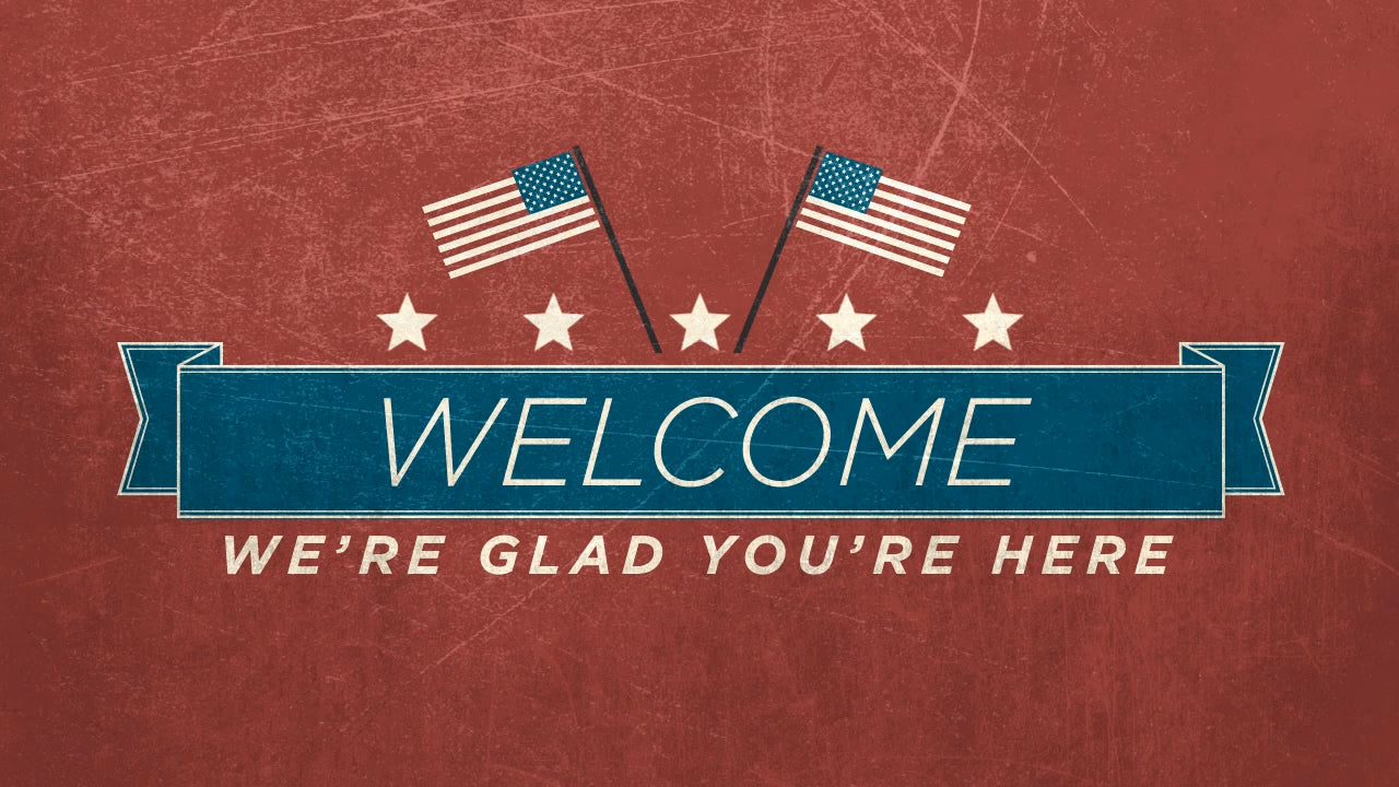 Vintage Independence Day Welcome Still