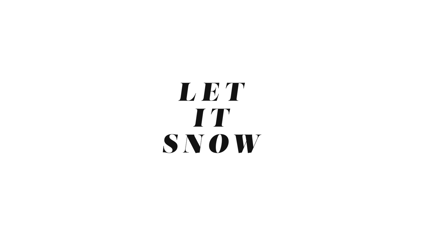 Let It Snow Title