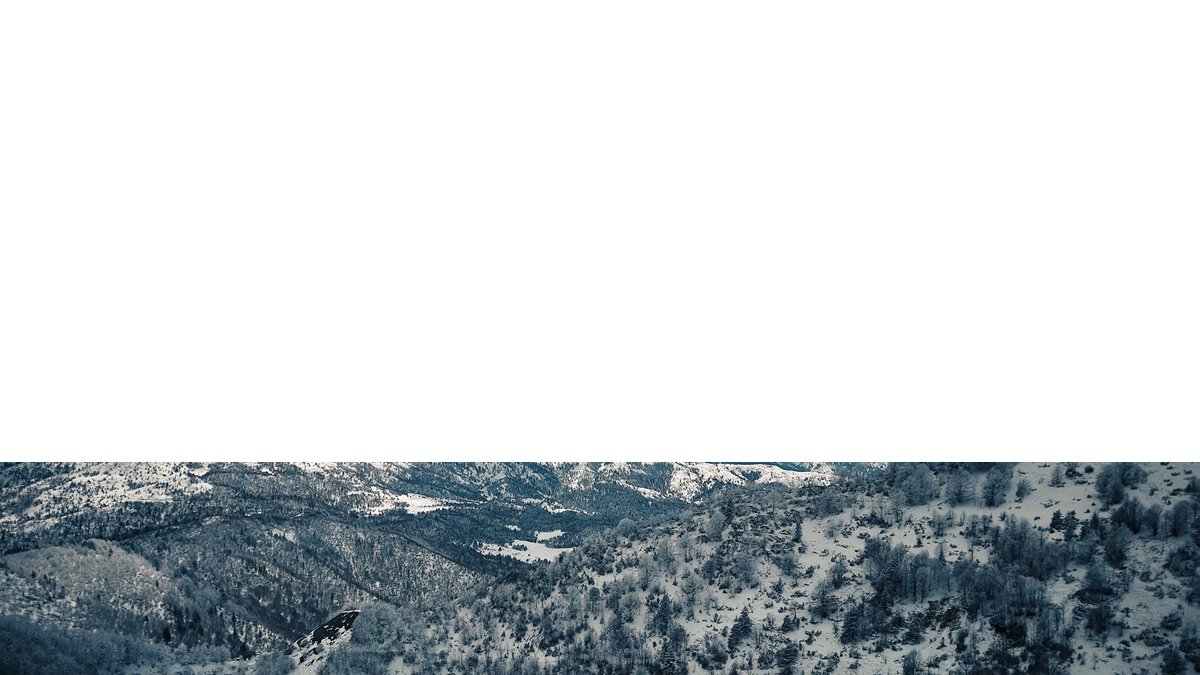 Glorious Winter Lower Third Full Blank Large