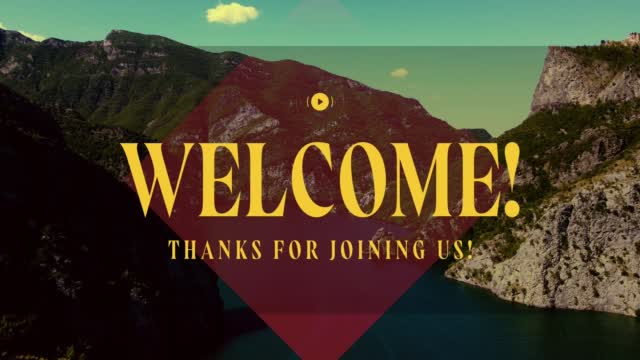 Vintage Lake Welcome Stream