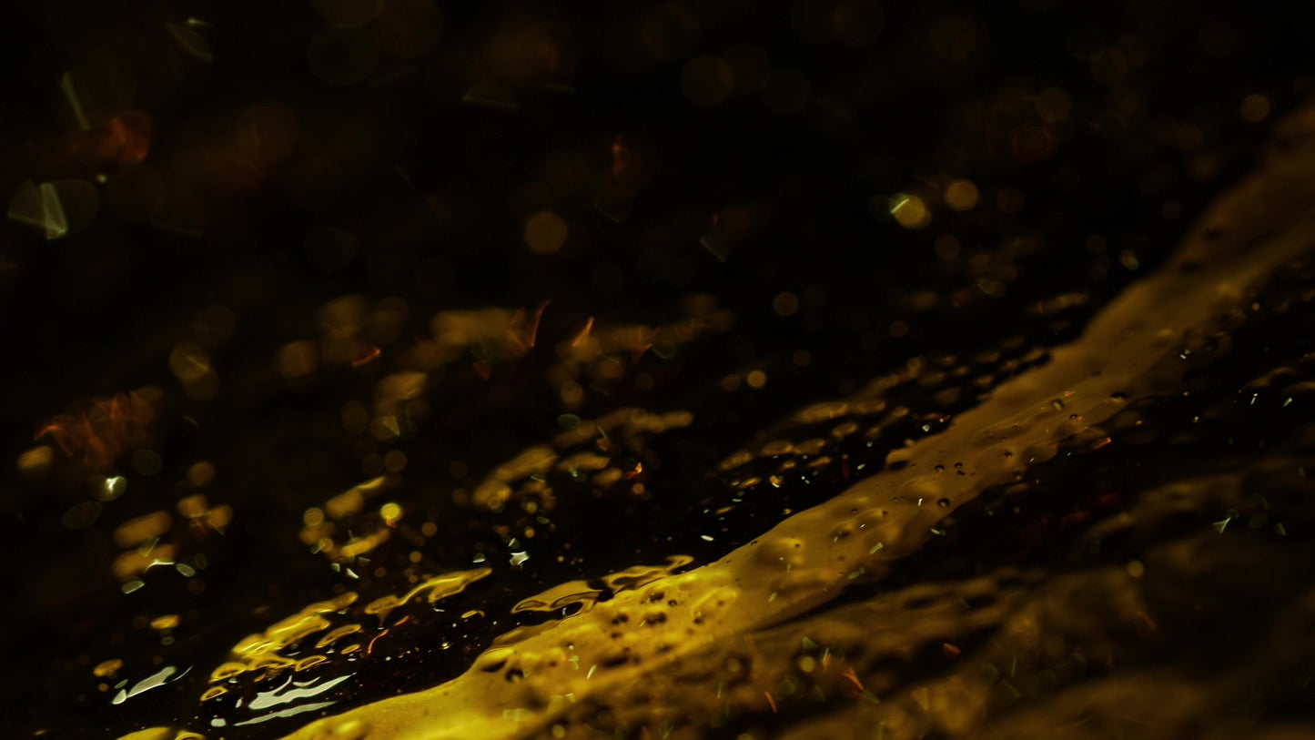 Glass Surface Amber Close
