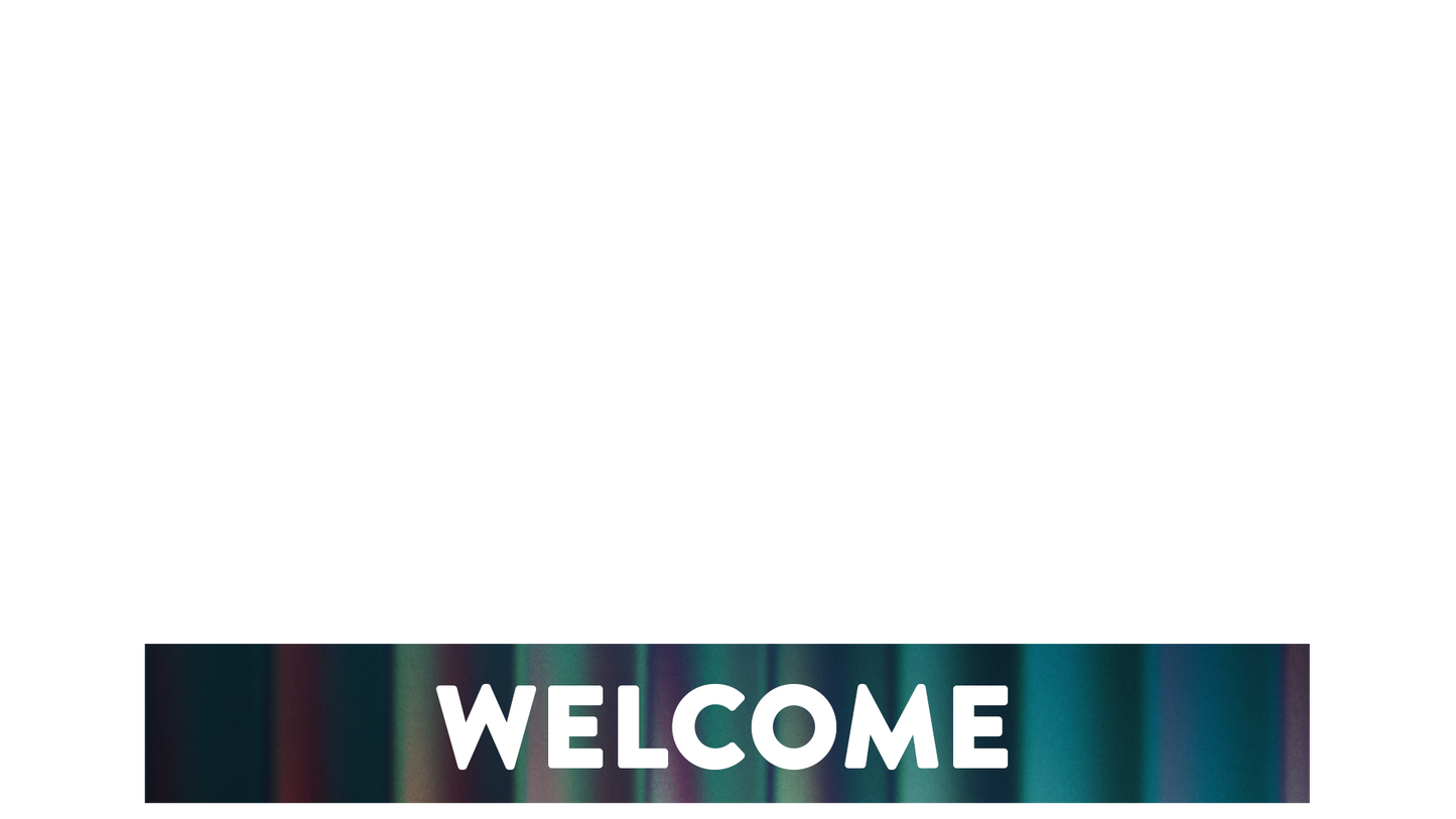 Glass Lower Third Welcome