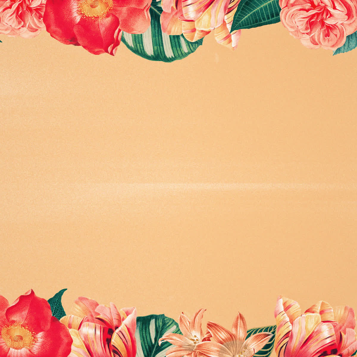 Vintage Floral Giving Blank