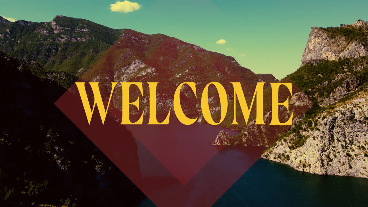 Vintage Lake Welcome