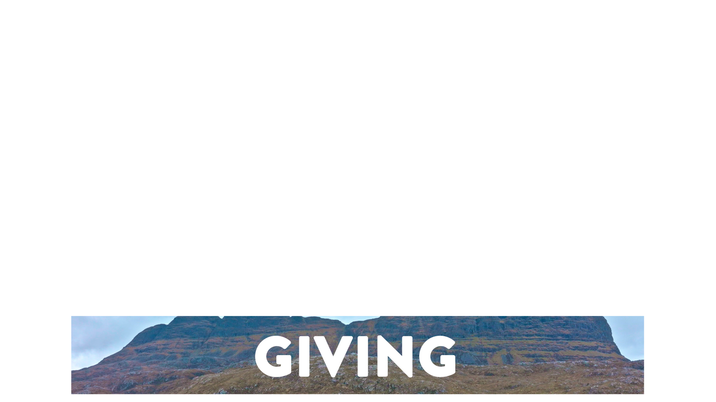 Scottish Mountain Lower Third Giving