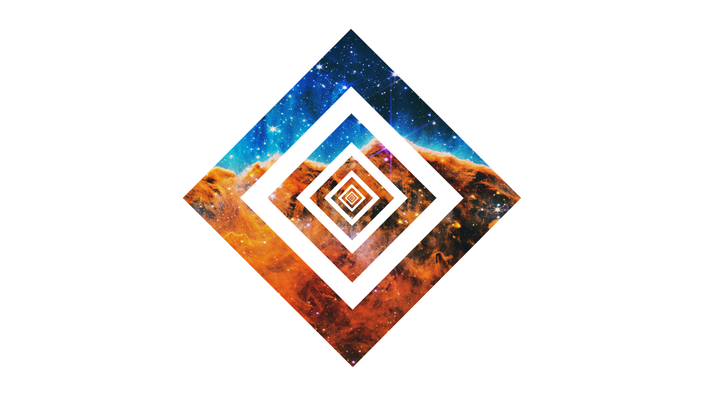 Colorful Space Overlay Diamond 02
