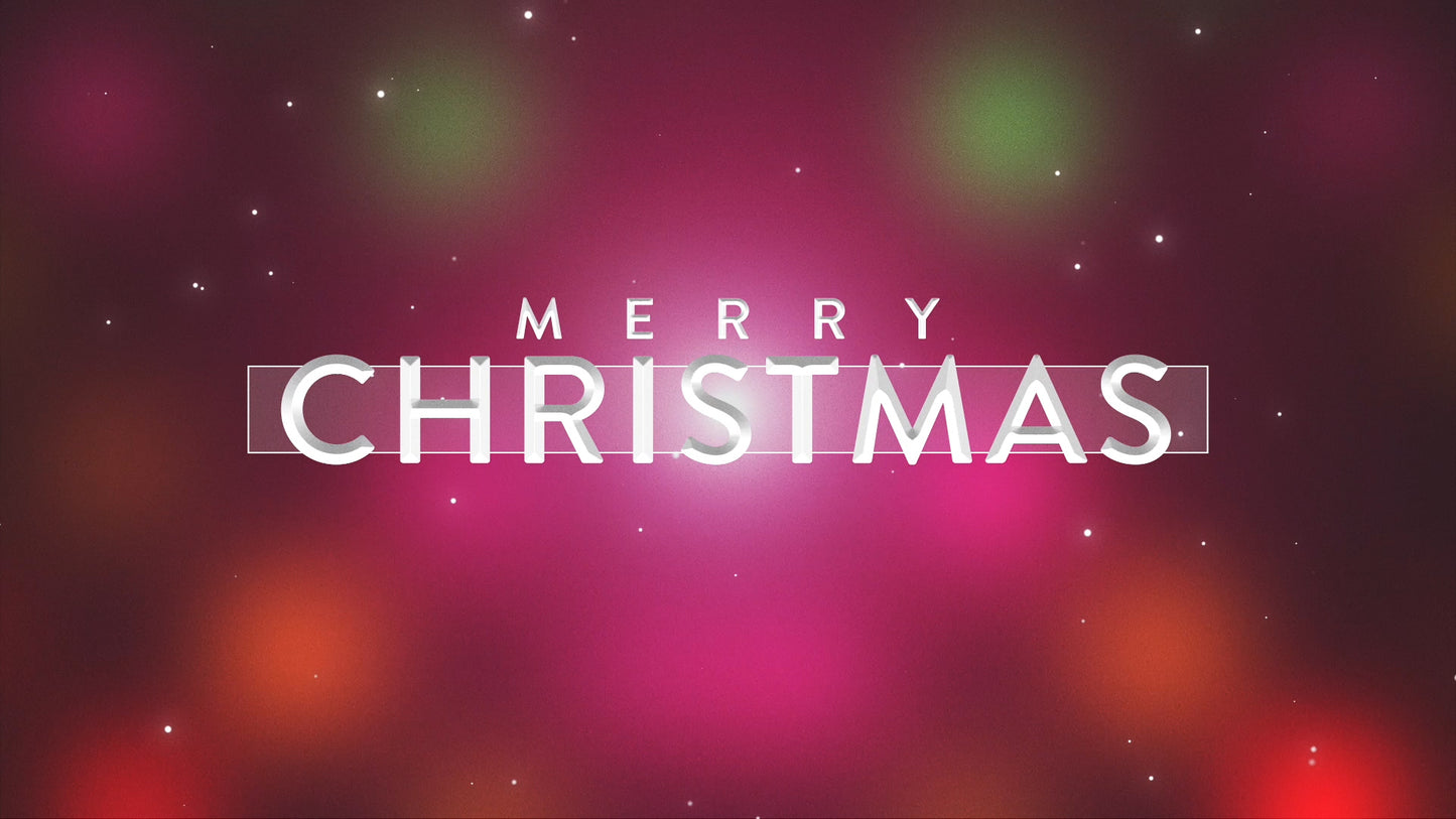 Joyful Lights Merry Christmas Still