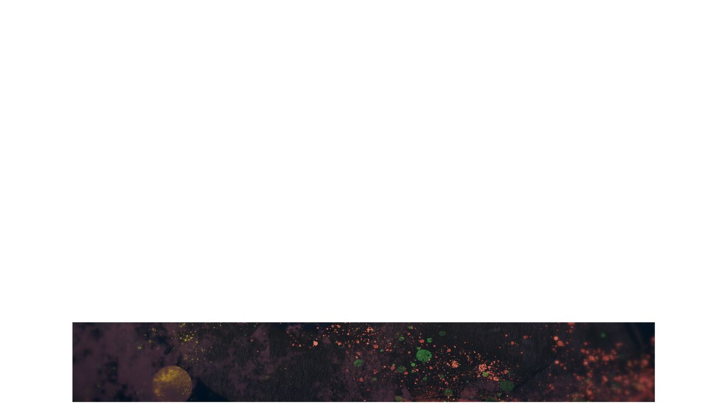 Painted Cosmos Lower Third Full Blank