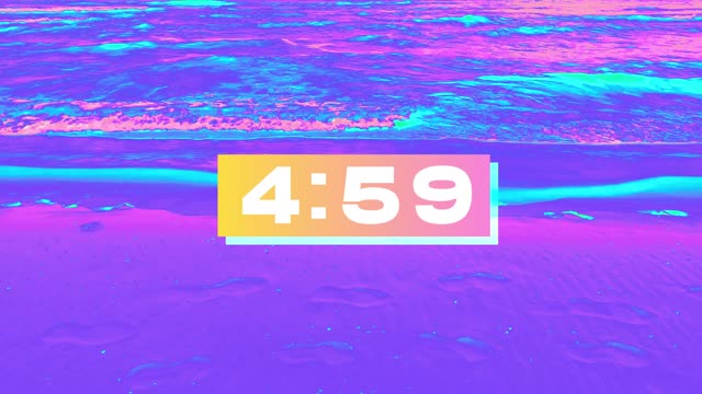 Electric Sunset Countdown