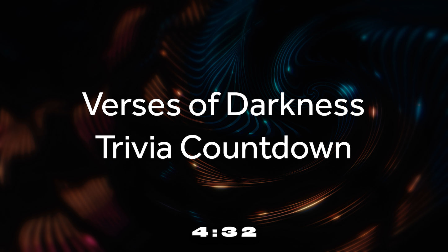 Verses Of Darkness Trivia Countdown