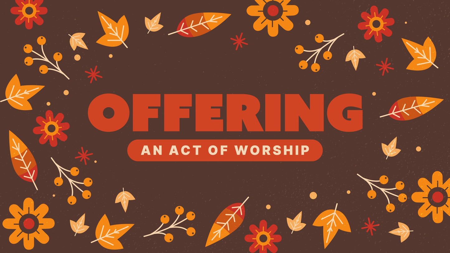 Thanksgiving Leaves Offering