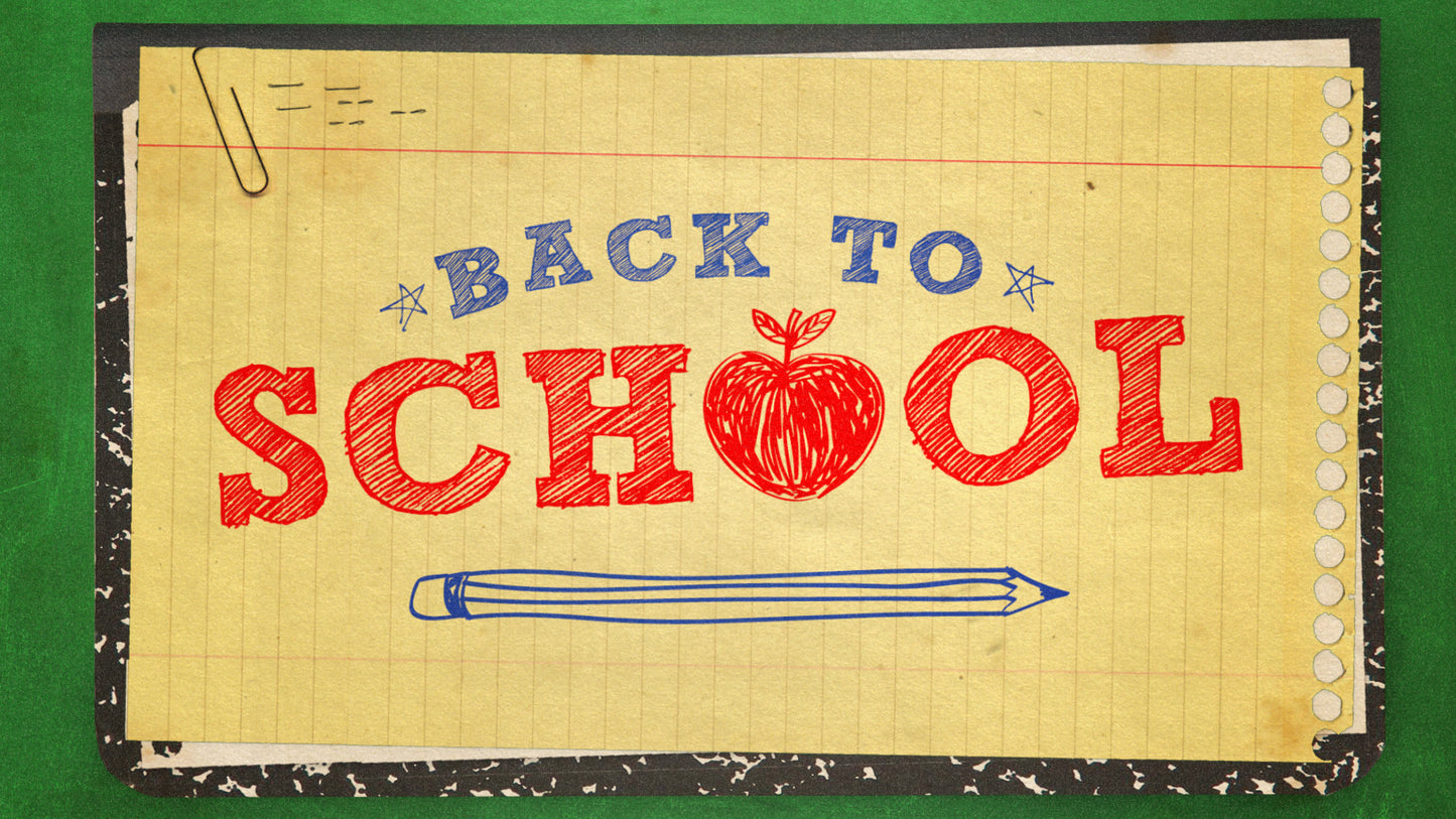 Notebook Back to School