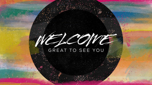 Spring Watercolors Welcome Still