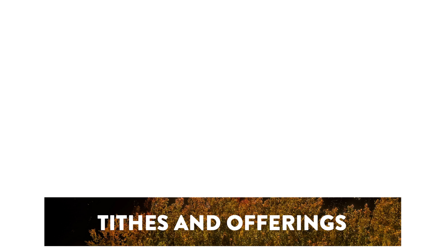 Fall Foliage Lower Third Tithes Offering