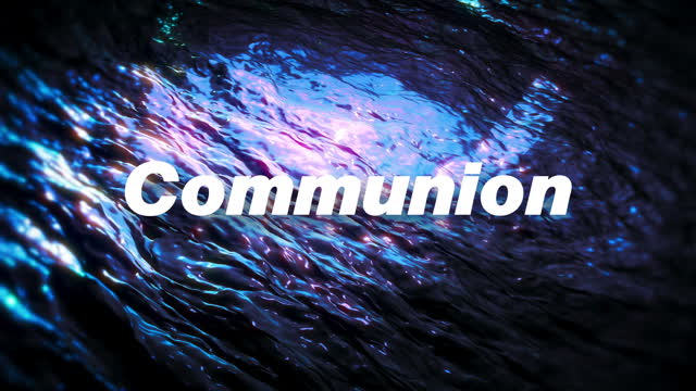 Reflective Water Communion | Motion | Shift Worship