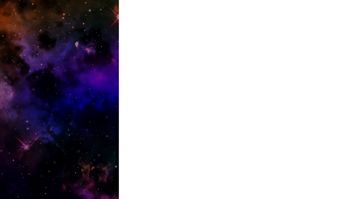 Colorful Space Lower Third Left Blank