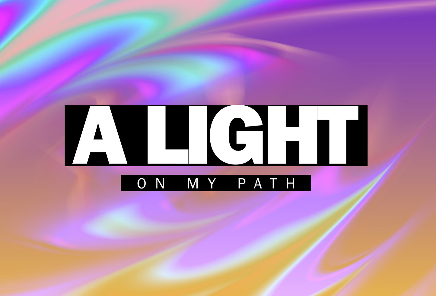Light Swirls 8x5 Postcard