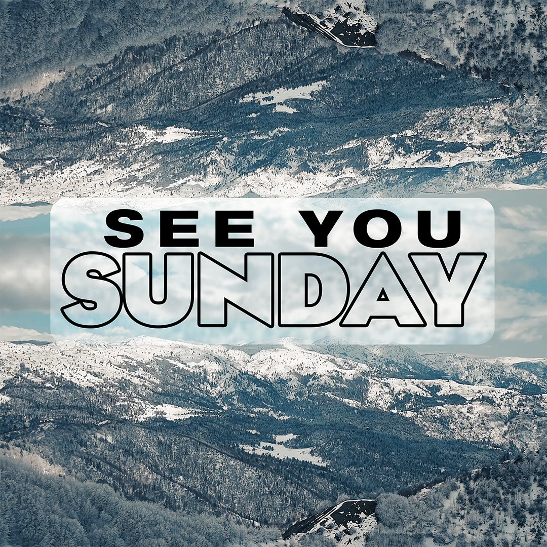 Glorious Winter Sunday Editable