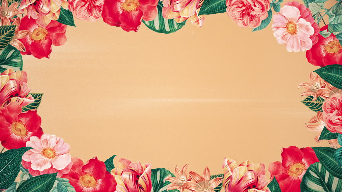 Vintage Floral Welcome