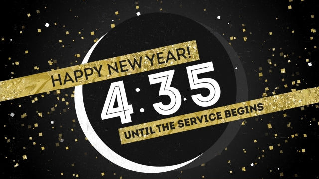 Classy Gold New Year's Countdown