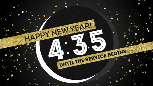 Classy Gold New Year's Countdown