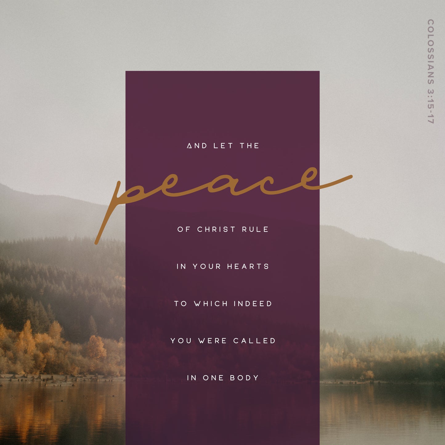 Colossians 3:15-17