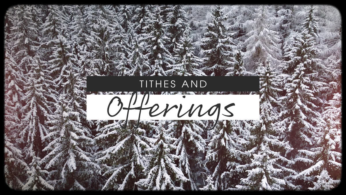 Retro Winter Tithes And Offerings
