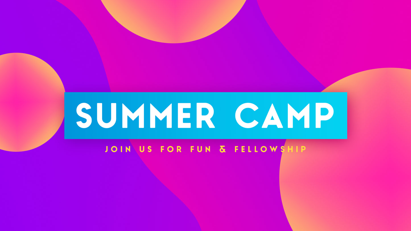 Vibrant Gradients Sermon Title