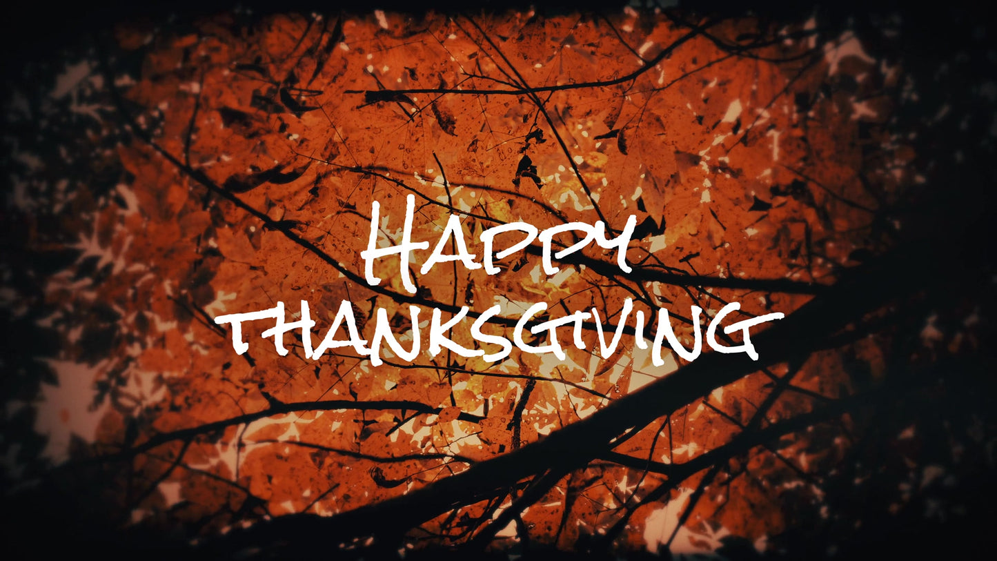 Autumn Fire Thanksgiving