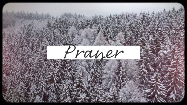 Retro Winter Prayer