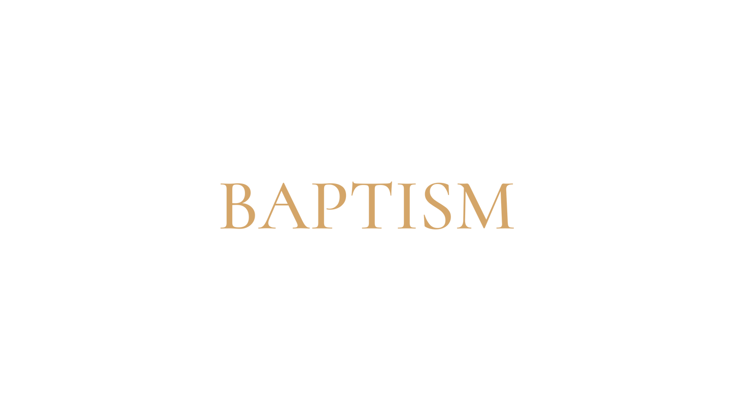 Remembrance Baptism
