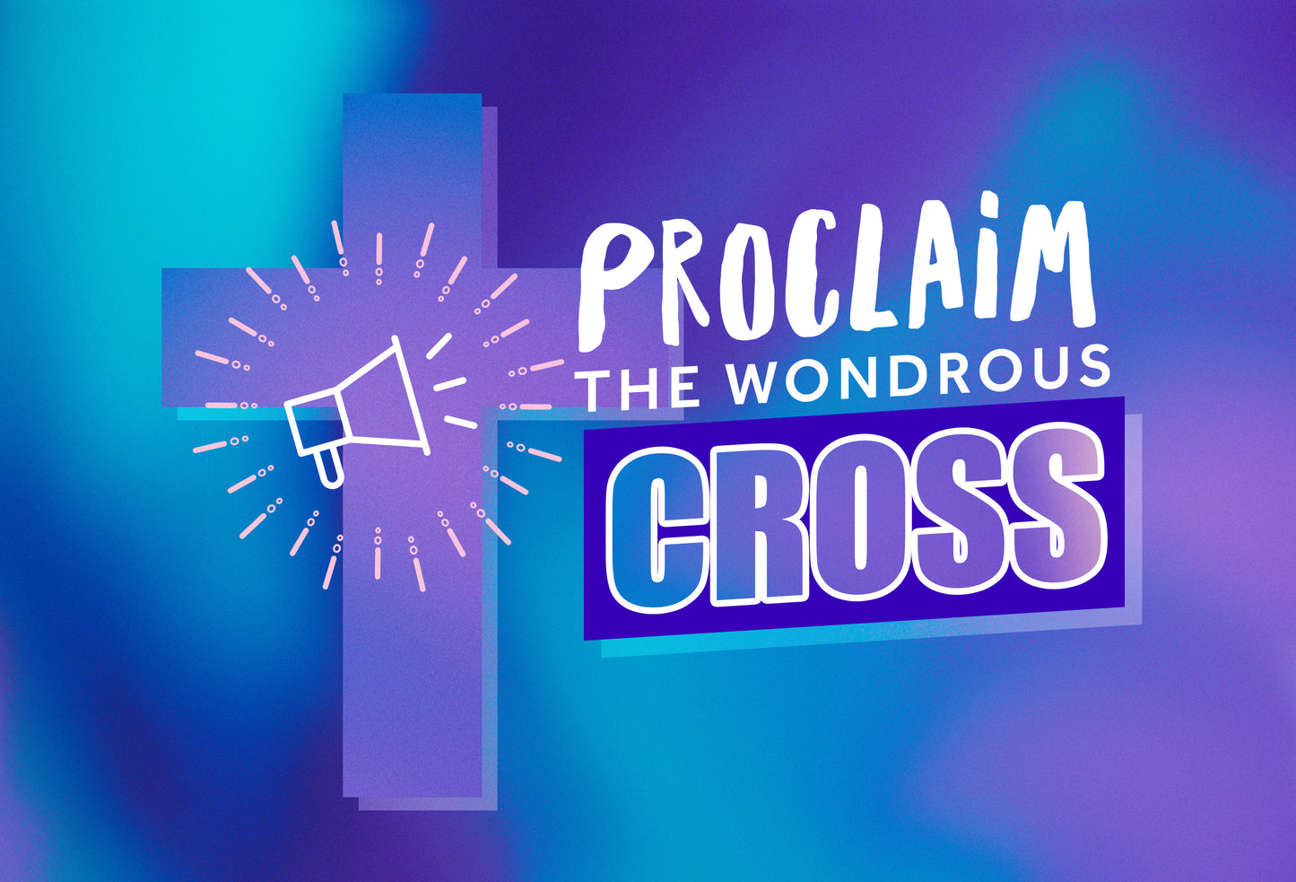 Color Cross 8X5 Postcard