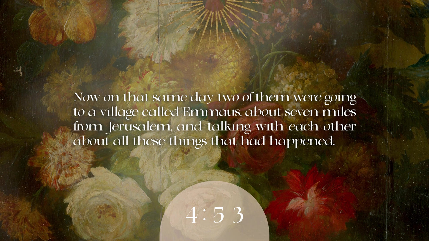 Easter Vintage Scripture Countdown