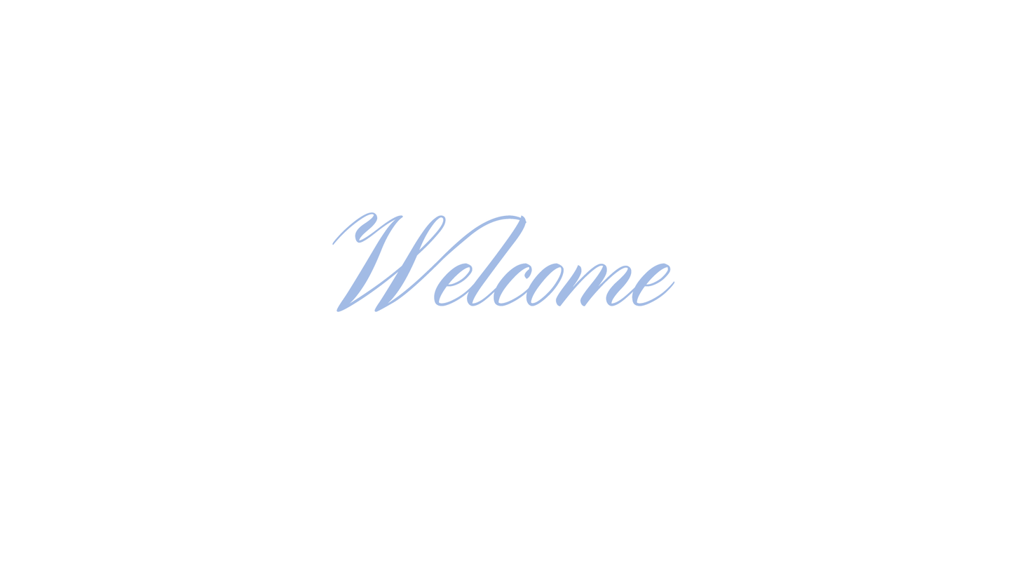Welcome