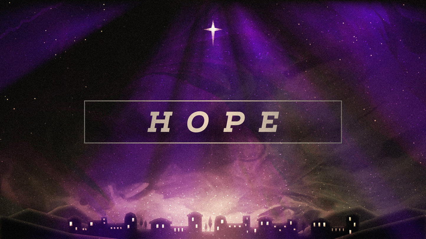 Painted Christmas Advent Hope Still