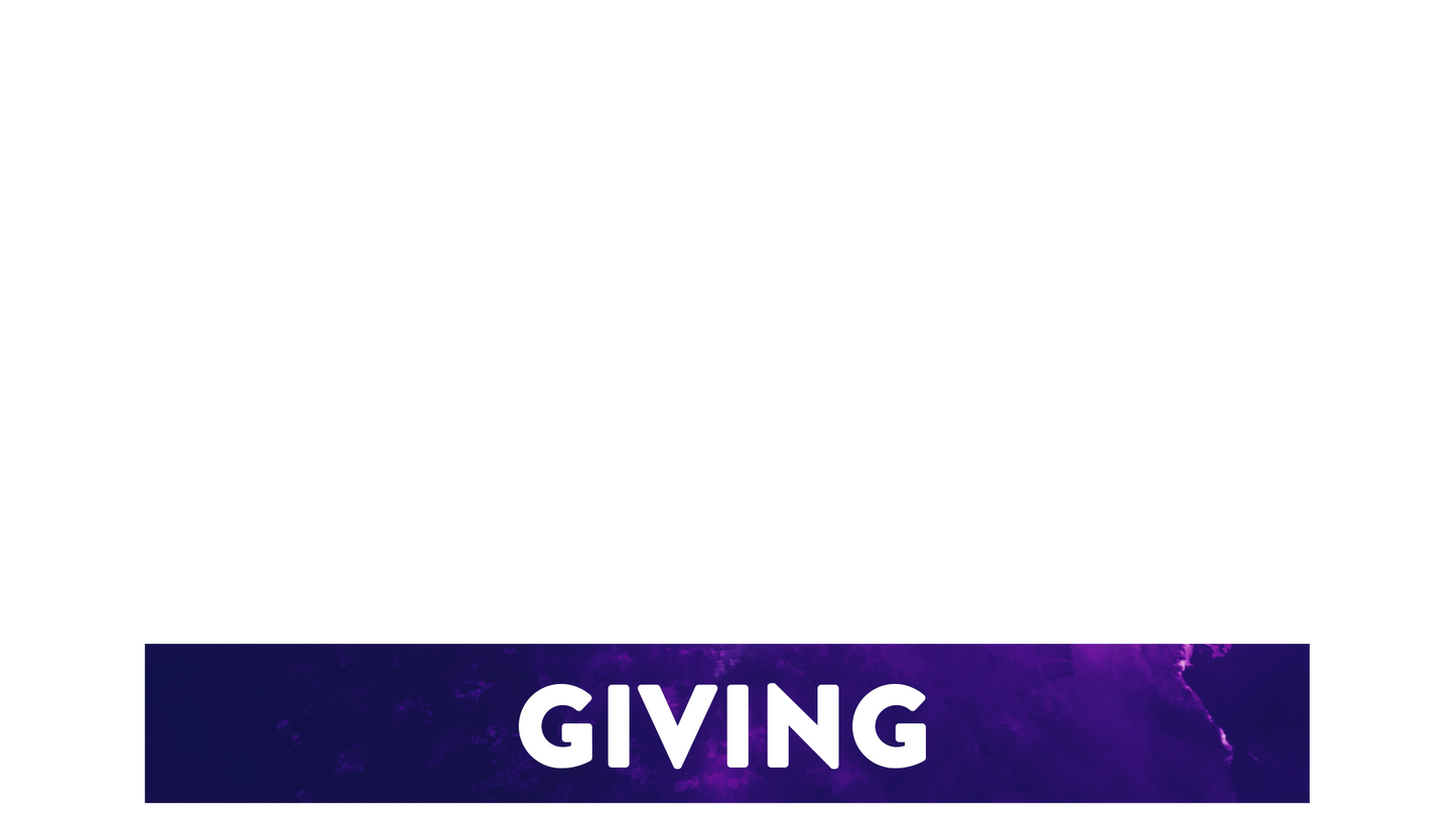 Amethyst Glow Lower Third Giving