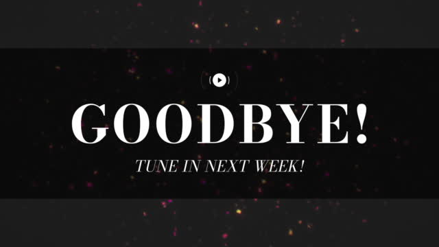 Glitterific New Year Exit Stream