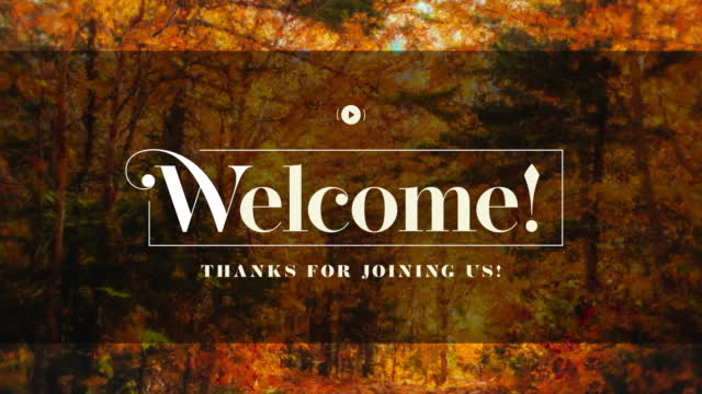Autumn Vibes Welcome Stream