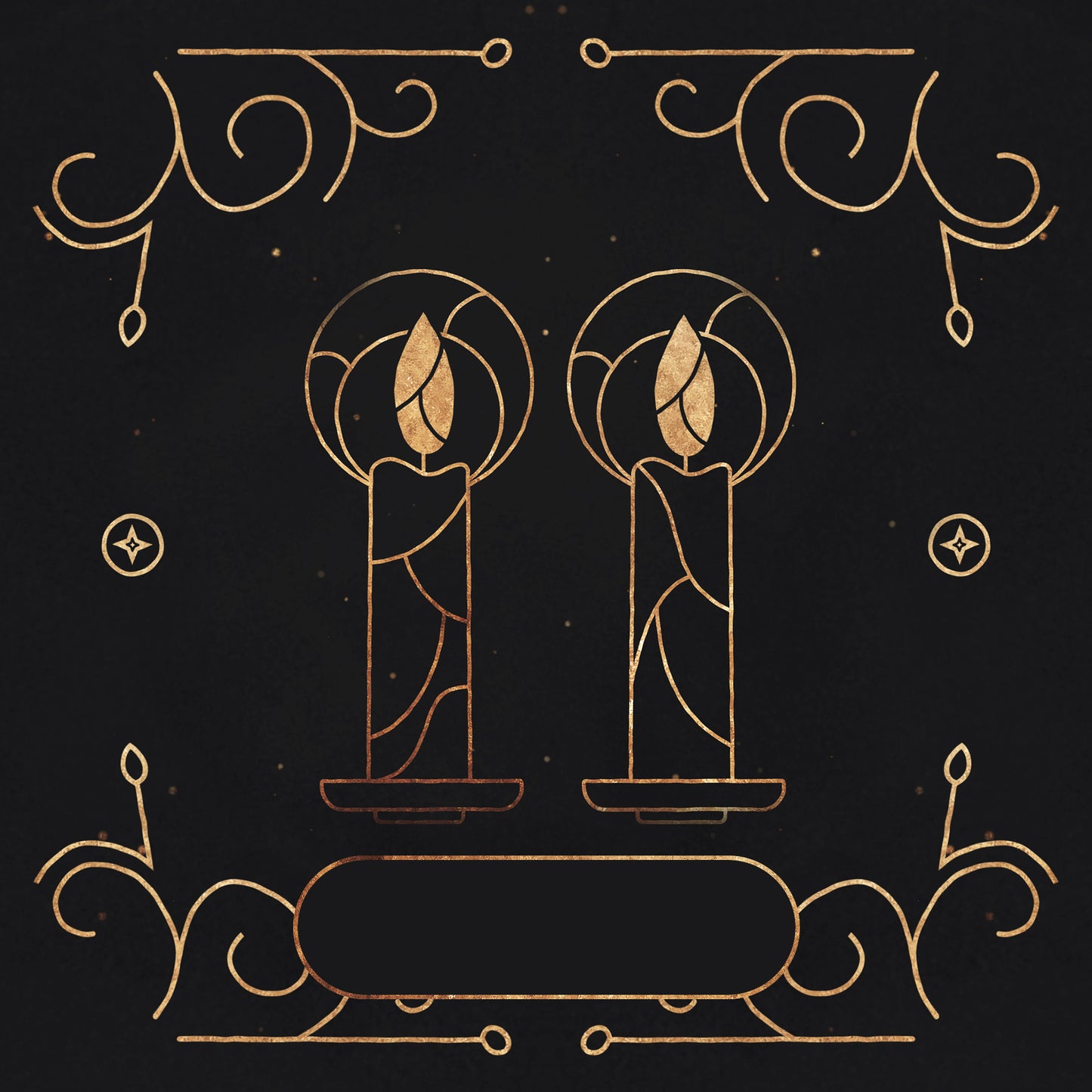 Advent 2 Candles Blank