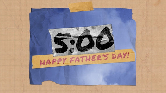 DIY Clouds Father's Day Countdown