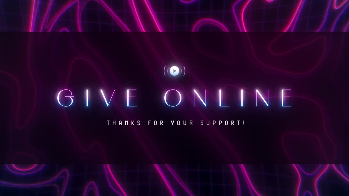 Neon Topo Give Stream Still