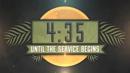 Vintage Palm Sunday Countdown