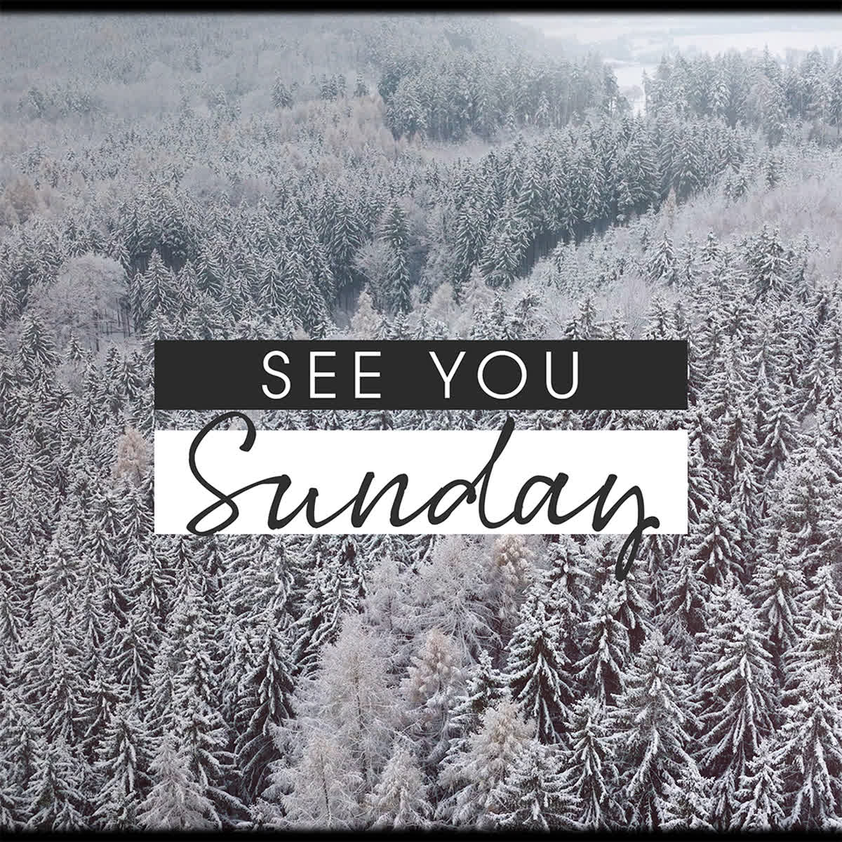 Retro Winter Sunday