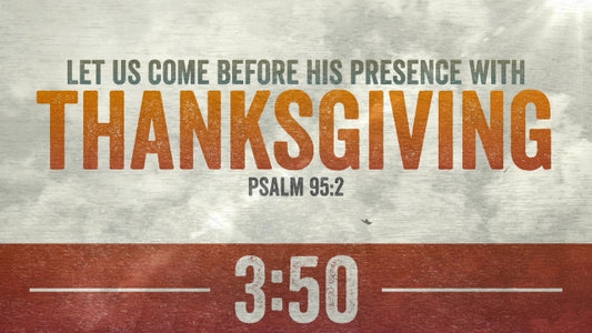 Thanksgiving Clouds Verses Countdown