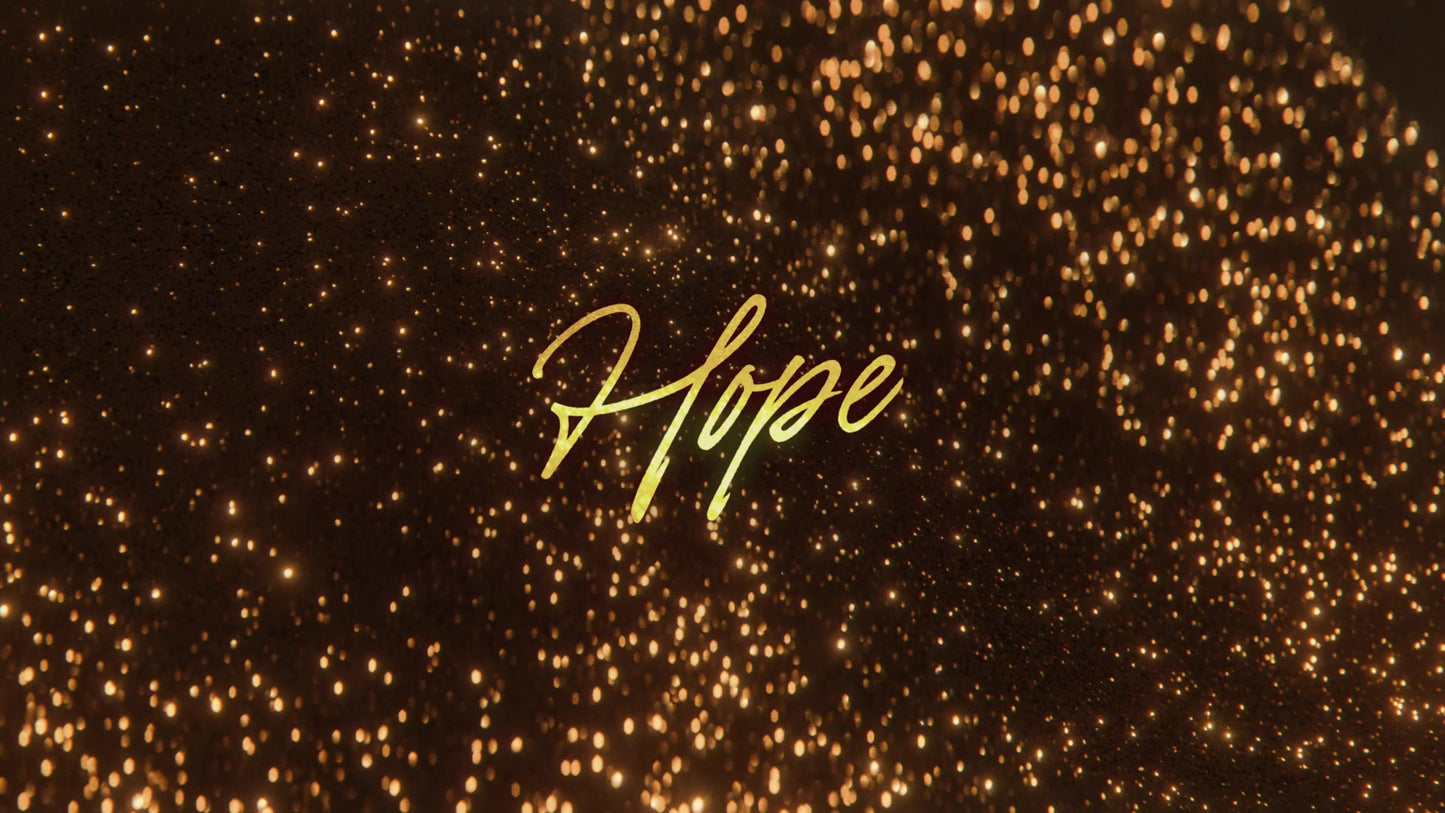Glitter Echoes Hope