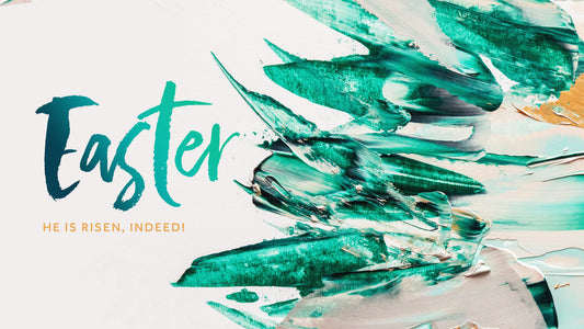 Easter Paint Sermon Title