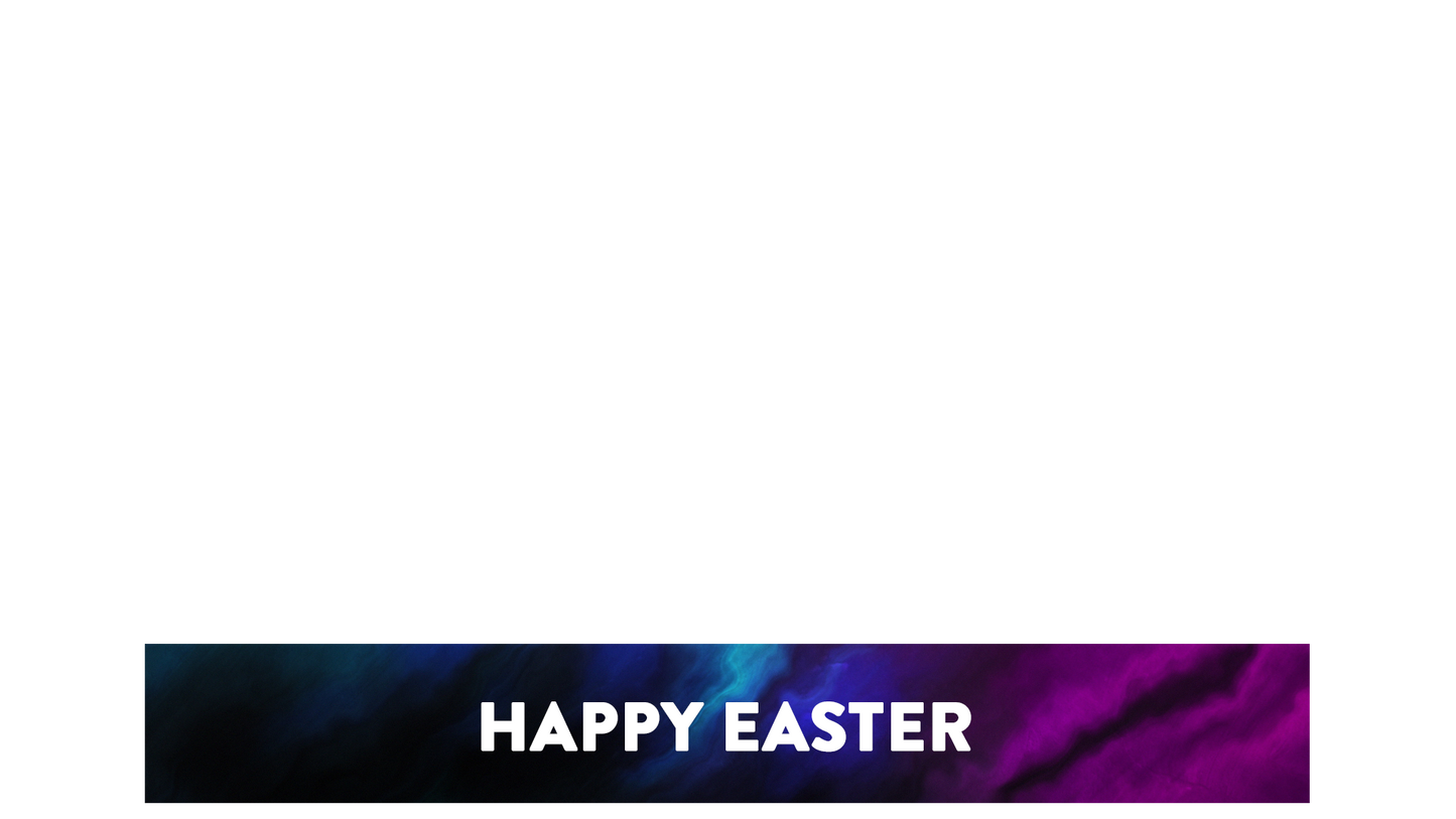 Easter Paint Lower Third Happy Easter